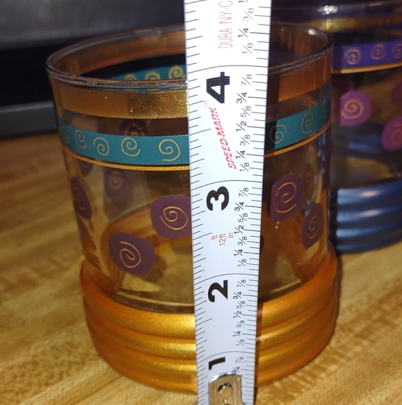 Set Of 4 Sakura Sango Vintage Cocktail Glasses Very MCM In Terrific Condition - Picture 2 of 4